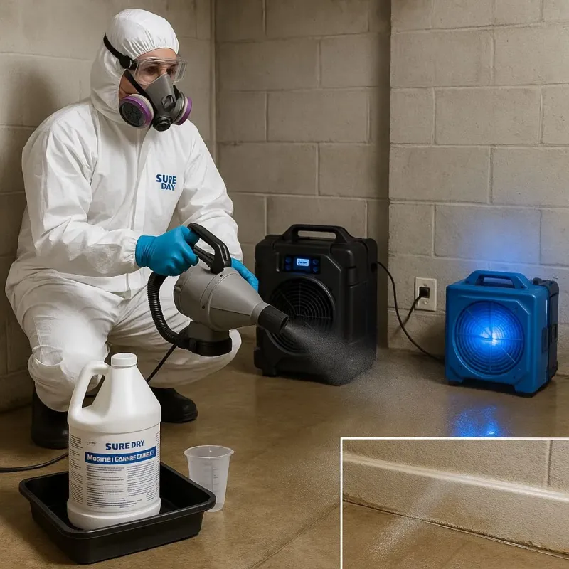 Sanitization and Odor Removal process in Vivian, LA