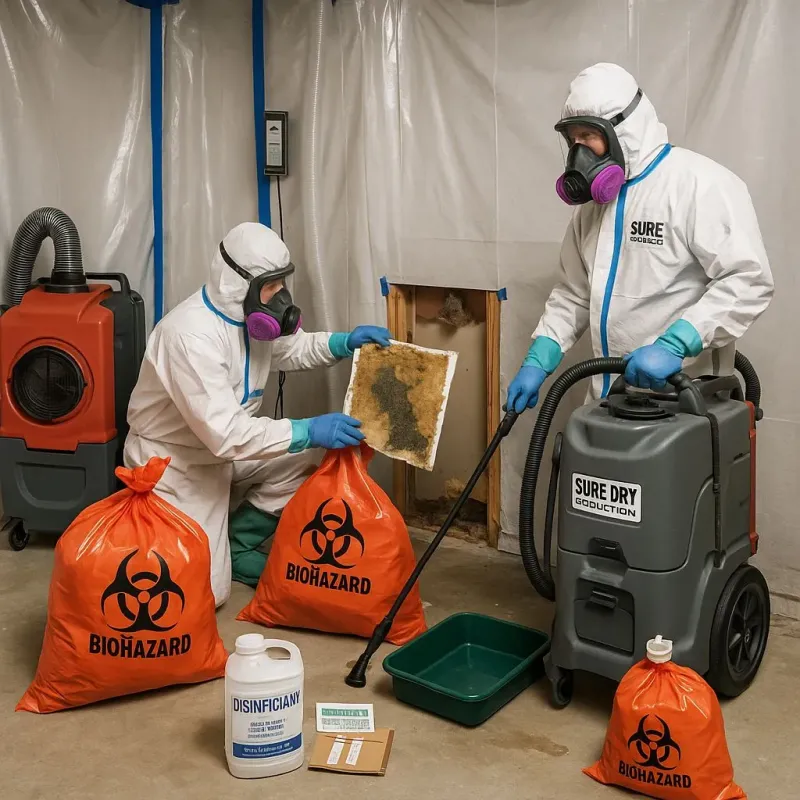 Contaminated Water Handling Protocols process in Vivian, LA